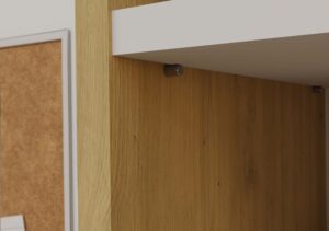 Regał Onyx R80 DĄB ARTISAN BIEL - obrazek 5