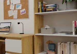 Regał Onyx R80 DĄB ARTISAN BIEL - obrazek 7