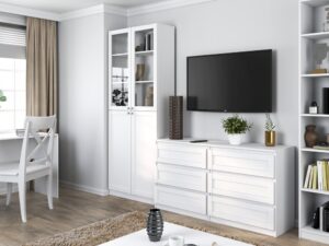 Witryna PAFOS W80/2SH BIAŁY - obrazek 4