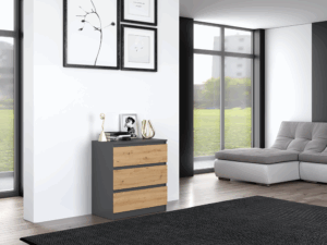 Komoda Malwa M3 ANTRACYT ARTISAN - obrazek 7