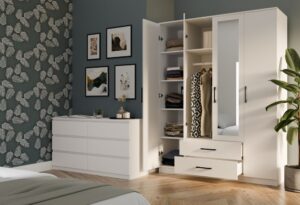 Szafa Romana 160X205L BIAŁY - obrazek 4