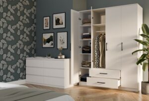 Szafa Romana 160X205 BIAŁY - obrazek 4