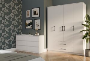 Szafa Romana 160X205 BIAŁY - obrazek 3