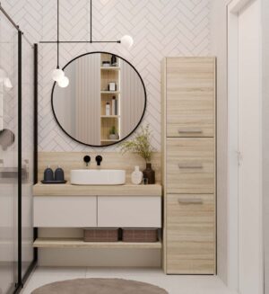 Słupek łazienkowy Sara S43 SONOMA - obrazek 3