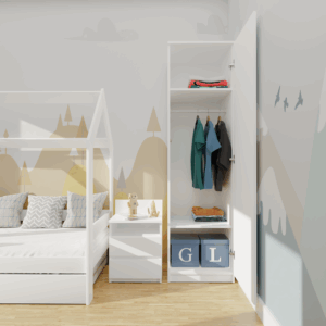 Szafa Malwa SD-50 BIAŁY - obrazek 7