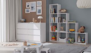 Regał Step 4X4 BIAŁY - obrazek 6