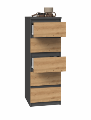 Komoda Malwa W5 ANTRACYT ARTISAN - obrazek 2