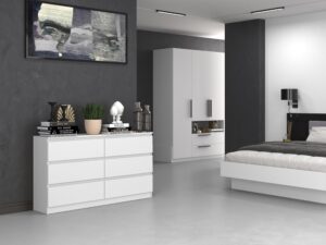 Komoda Malwa M6/140 BIAŁY - obrazek 6