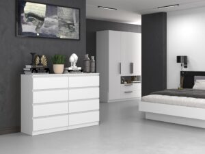 Komoda Malwa M8/140 BIAŁY - obrazek 4