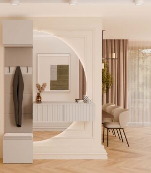 Garderoba Wieszak HAGA 1W KASZMIR BEŻ - obrazek 5