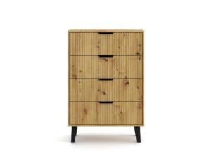 Komoda Scandi 4S SLIM DĄB ARTISAN - obrazek 5