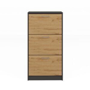 Szafka na obuwie Paula PAULA ANTRACYT ARTISAN - obrazek 2