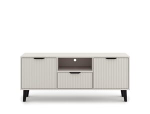 SZAFKA RTV Scandi 2D1S SLIM KASZMIR BEŻ - obrazek 4