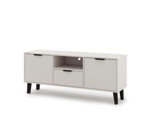 SZAFKA RTV Scandi 2D1S SLIM KASZMIR BEŻ - obrazek 5