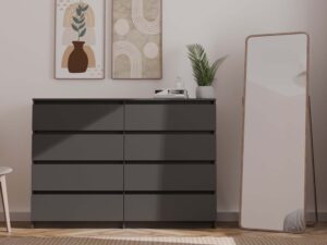 Komoda Malwa M8/140 CZARNY - obrazek 3