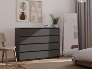 Komoda Malwa M8/140 CZARNY - obrazek 5