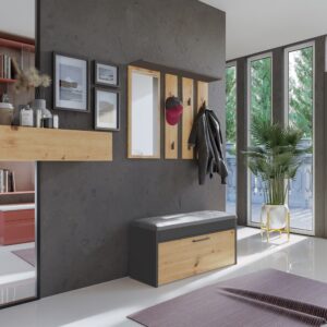 Wieszak Parma PARMA ANTRACYT ARTISAN - obrazek 3