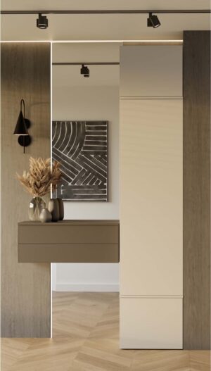 Garderoba Szafa HAGA 1SZ KASZMIR BEŻ - obrazek 3