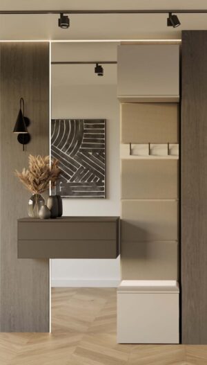 Garderoba Wieszak HAGA 1W KASZMIR BEŻ - obrazek 3