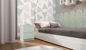 Szafka nocna Malwa M2 ARTESO MINT / Miętowy - obrazek 2