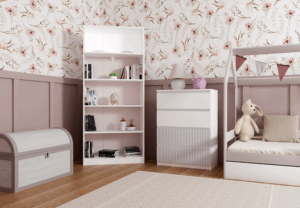 Komoda Malwa M4 ARTESO PINK Różowy - obrazek 2