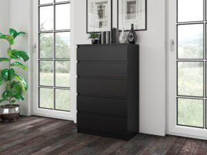 Komoda Malwa M5 CZARNY - obrazek 6