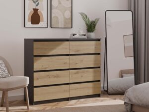 Komoda Malwa M8/120 ANTRACYT ARTISAN - obrazek 4