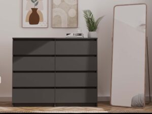 Komoda Malwa M8/120 CZARNY - obrazek 7