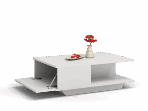 Ława Denver DENVER BIAŁY POŁYSK - obrazek 2