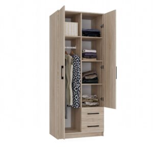 Szafa Romana 80 LUSTRO DĄB SONOMA - obrazek 6