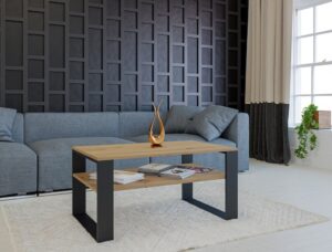 Ława Modern 1P ARTISAN CZARNY - obrazek 5