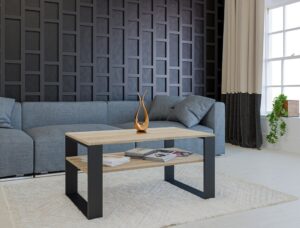 Ława Modern 1P SONOMA CZARNY - obrazek 5