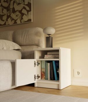 Szafka nocna GALAX 30 1D BIAŁY - obrazek 4