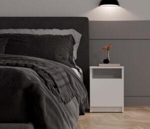 Szafka nocna GALAX 30 1D BIAŁY - obrazek 3