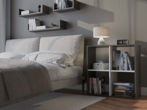 Regał Malax 2x2 ANTRACYT BIAŁY - obrazek 2