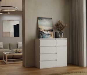 Komoda Malwa 1D5S BIAŁY - obrazek 4