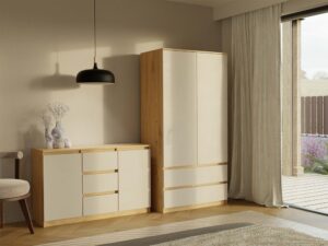 Komoda Malwa 2D3S DĄB ARTISAN KASZMIR BEŻ - obrazek 6