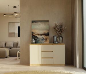 Komoda Malwa 2D3S DĄB ARTISAN KASZMIR BEŻ - obrazek 3