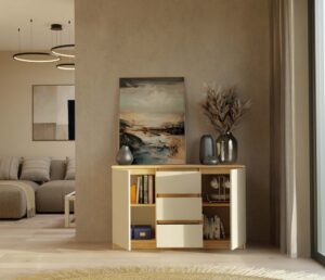 Komoda Malwa 2D3S DĄB ARTISAN KASZMIR BEŻ - obrazek 4