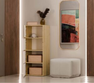 Komoda ALMA Front BIEL Korpus DĄB ARTISAN - obrazek 3