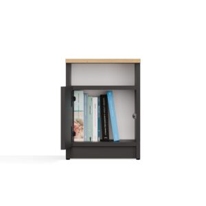 Szafka nocna GALAX 30/1D ANTRACYT ARTISAN - obrazek 6