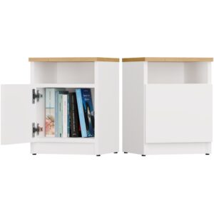 Szafka nocna GALAX 30/1D BIEL-ARTISAN - obrazek 1