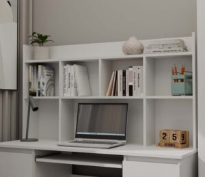 Biurko KUBA+ NADSTAWKA Zestaw BIAŁY - obrazek 3