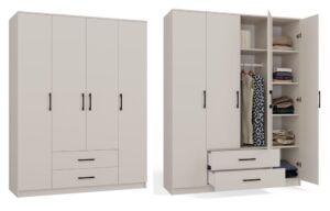 Szafa Romana 160X205 KASZMIR BEŻ - obrazek 1