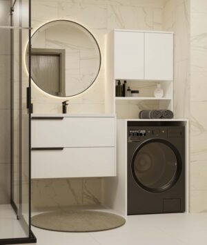 Słupek łazienkowy Pola MULTI BIAŁY - obrazek 5