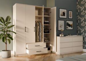 Szafa Romana 160X205 KASZMIR BEŻ - obrazek 3