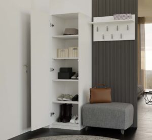 Szafa Malwa SD-50 z Lustrem BIAŁY - obrazek 5