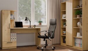Zestaw Biurko + Regał COSMO DĄB ARTISAN - obrazek 3