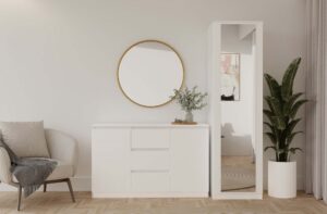 Szafa Malwa SD-50 z Lustrem BIAŁY - obrazek 2