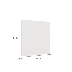 REGAŁ MALAX 3x3 H BIAŁY Z 3 DRZWIAMI PÓŁKI KOMOROWE 110x110 CM TIP ON - obrazek 5